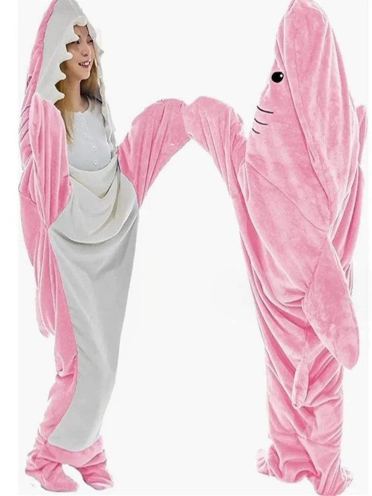 Shark Blanket Hoodie – Ultra Soft Cozy Wearable Blanket