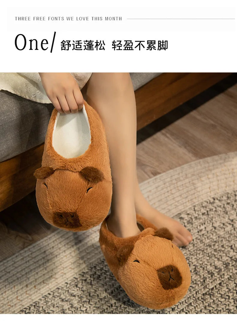 Capybara Kigurumi Onesie – Soft & Cozy Cosplay Pajamas