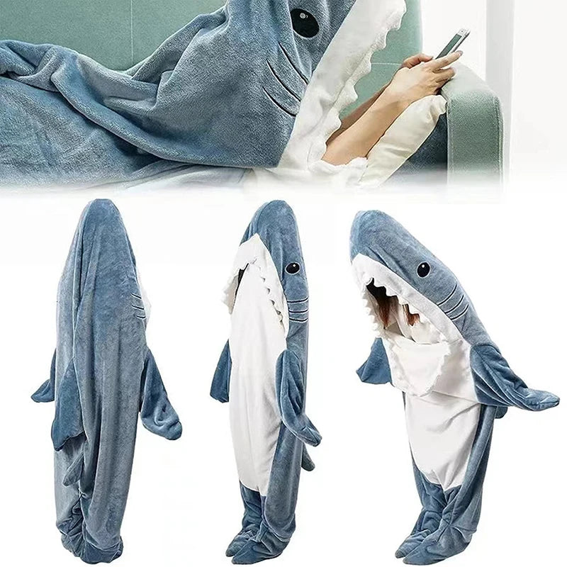 Shark Blanket Hoodie – Ultra Soft Cozy Wearable Blanket